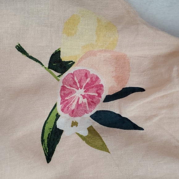 Rails Theo Pink Grapefruit front tie blouse - Picture 4 of 7